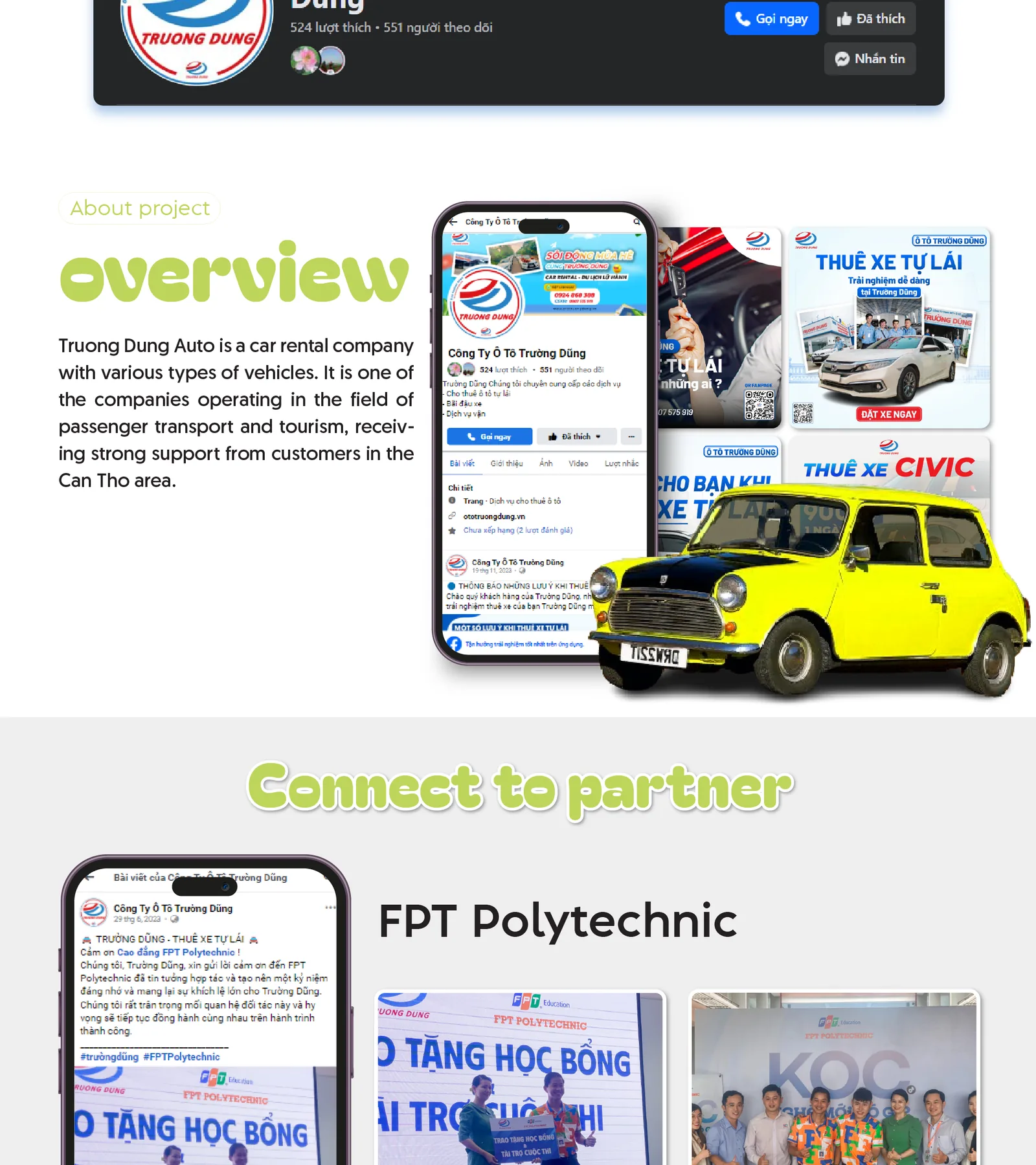 Truong Dung overview and partnership with FPT Polytechnic