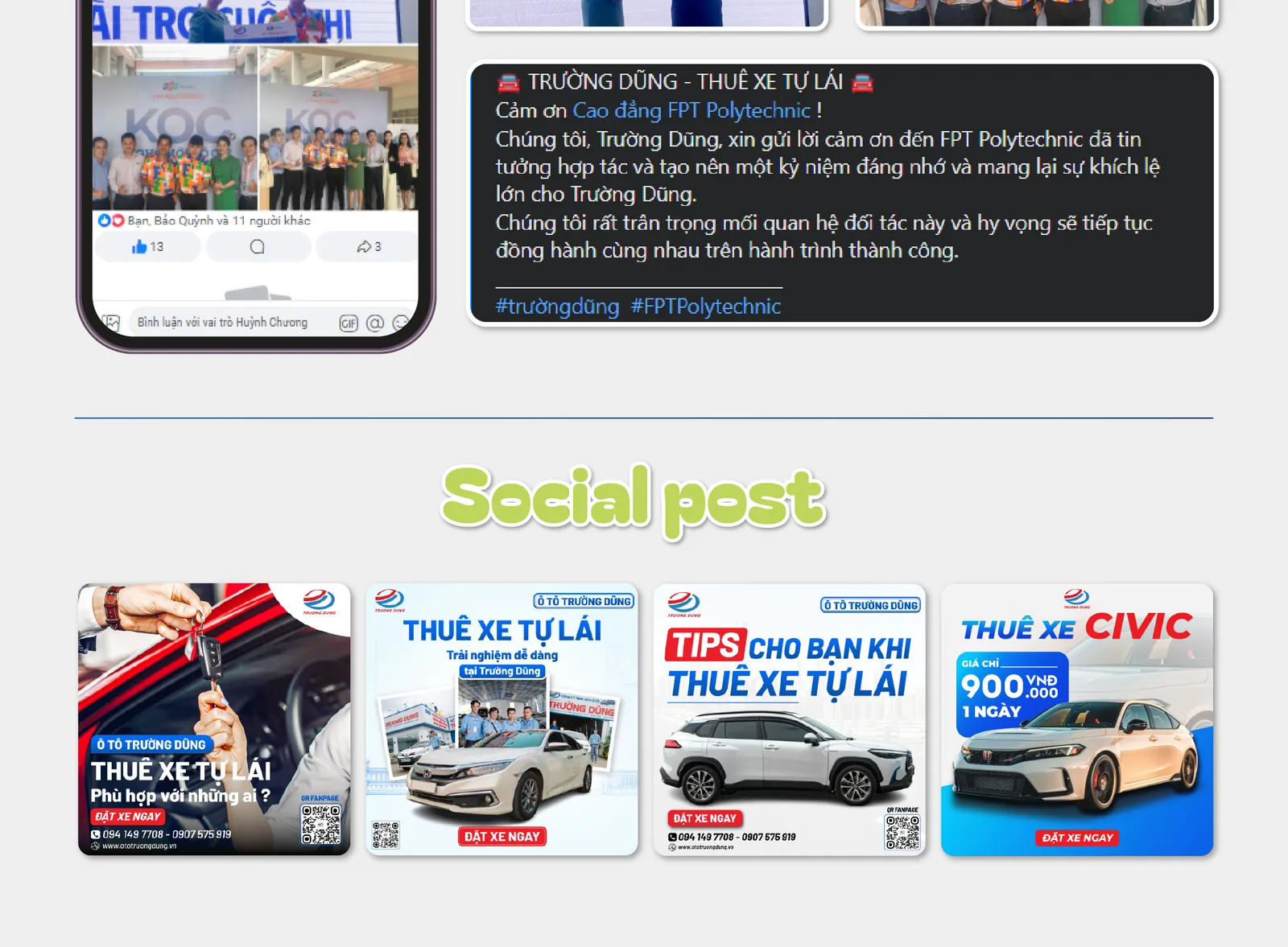 Truong Dung social posts